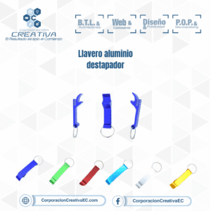 Llavero destapador - corporacion creativa