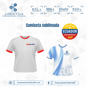 Camiseta sublimada Corporacion Creativa