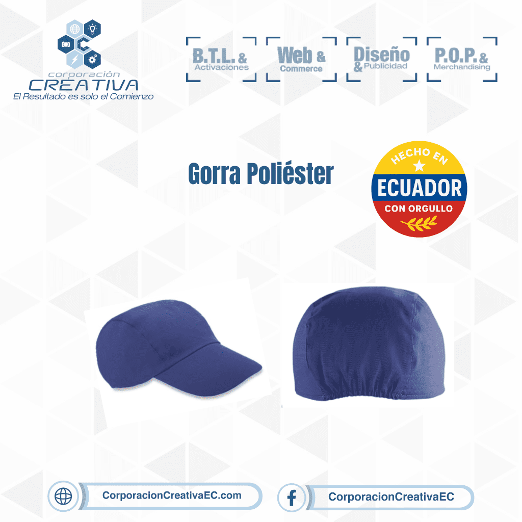 Gorra tres piezas corporacion creativa