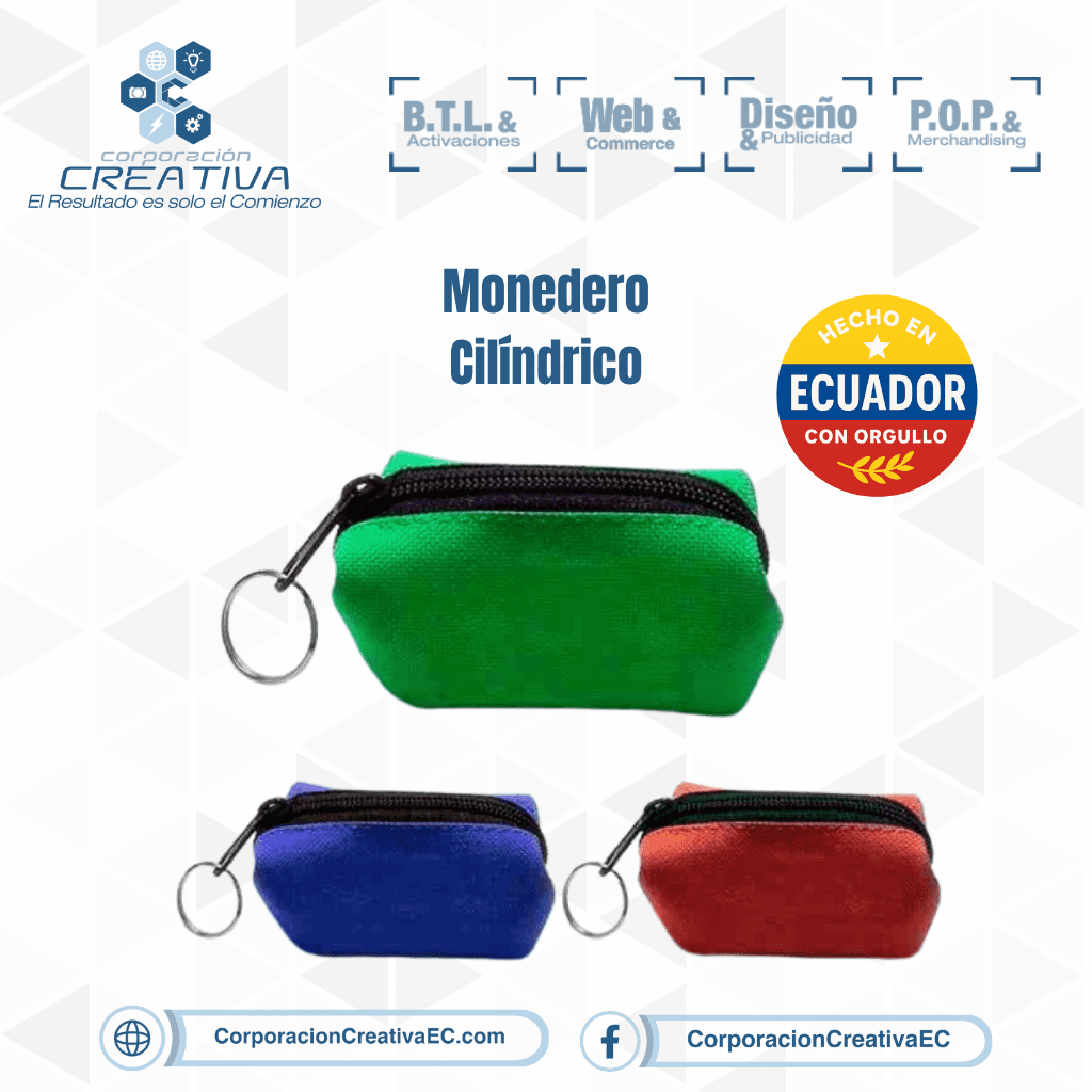 monedero publicitario corporacion creativa