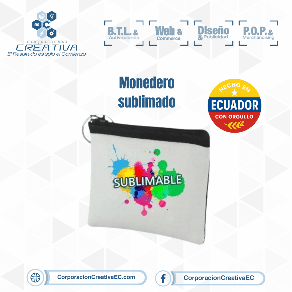 Monedero personalizado corporacioncreativa