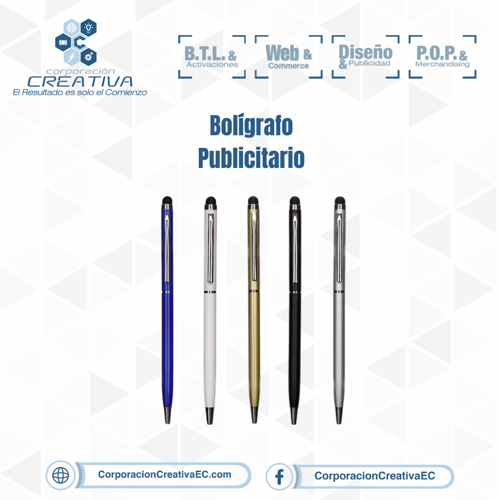 esfero ejecutivo touch corporacion creativa