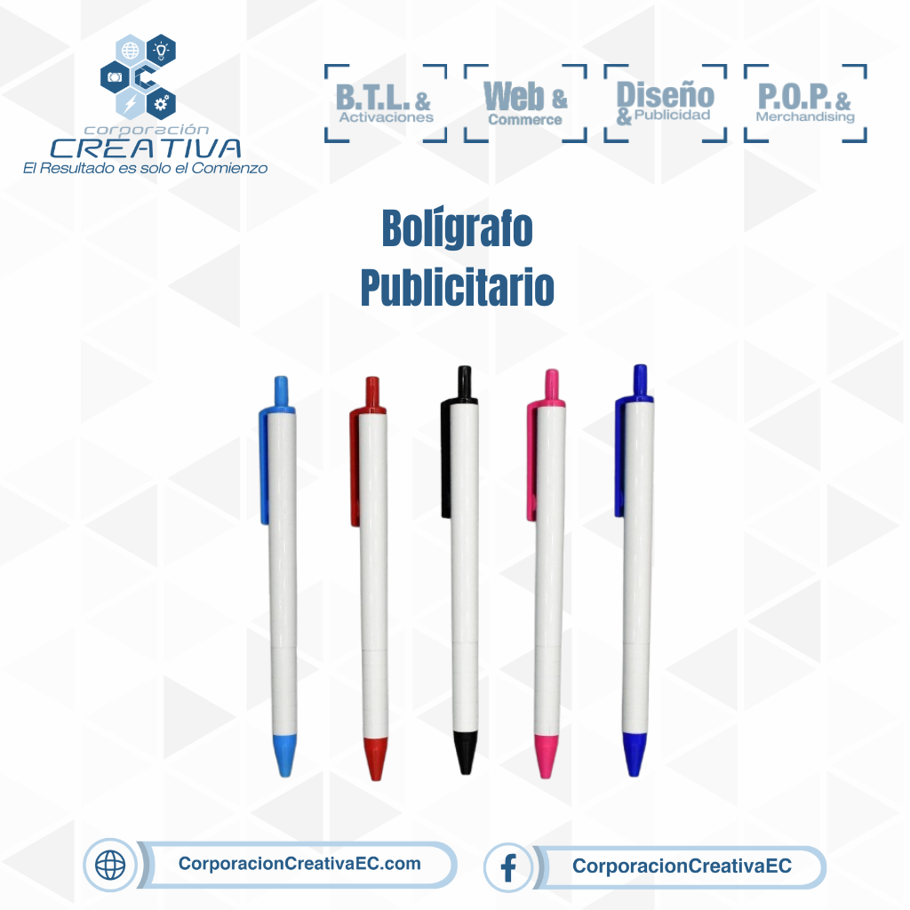 Esfero publicitario corporacion creativa