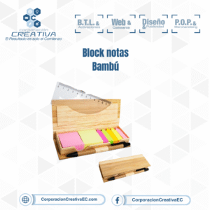 block de notas ecologico corporacion creativa