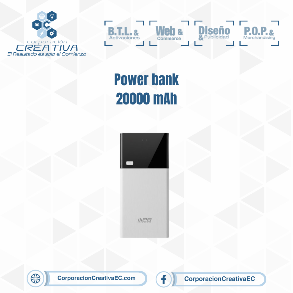 power bank publicitario corporacion creativa