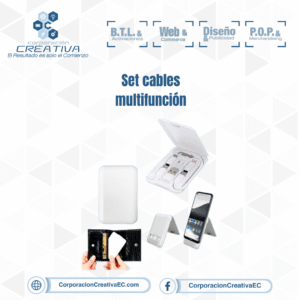 Set cables celular corporacion creativa