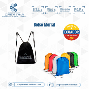 Bolso tipo mochila publicitario corporacion creativa