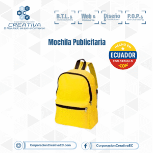 Mochila escolar corporacion creativa