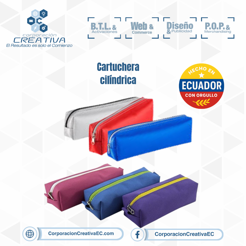 cartuchera escolar publicitaria corporacion creativa