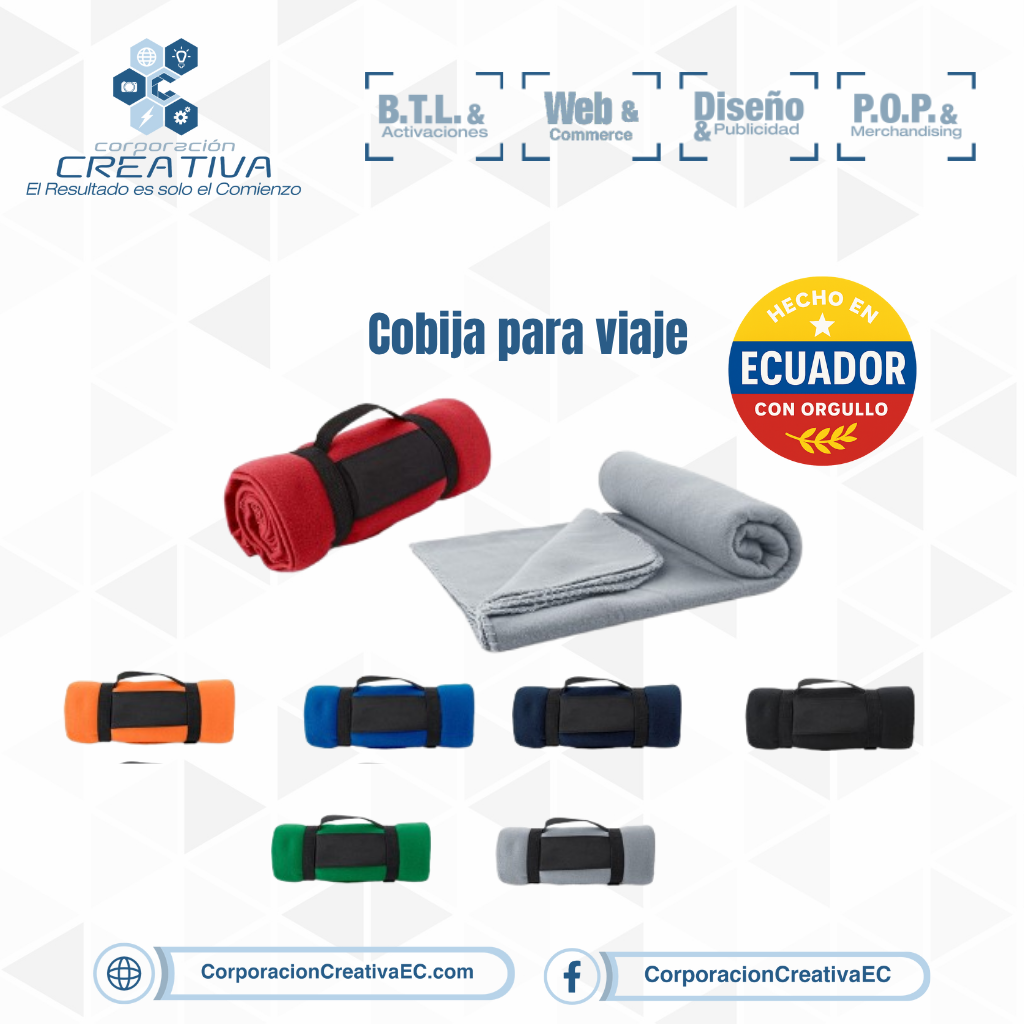 cobija para viaje corporacion creativa