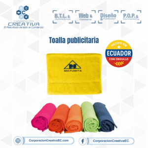 Toalla Publicitaria Corporacion creativa