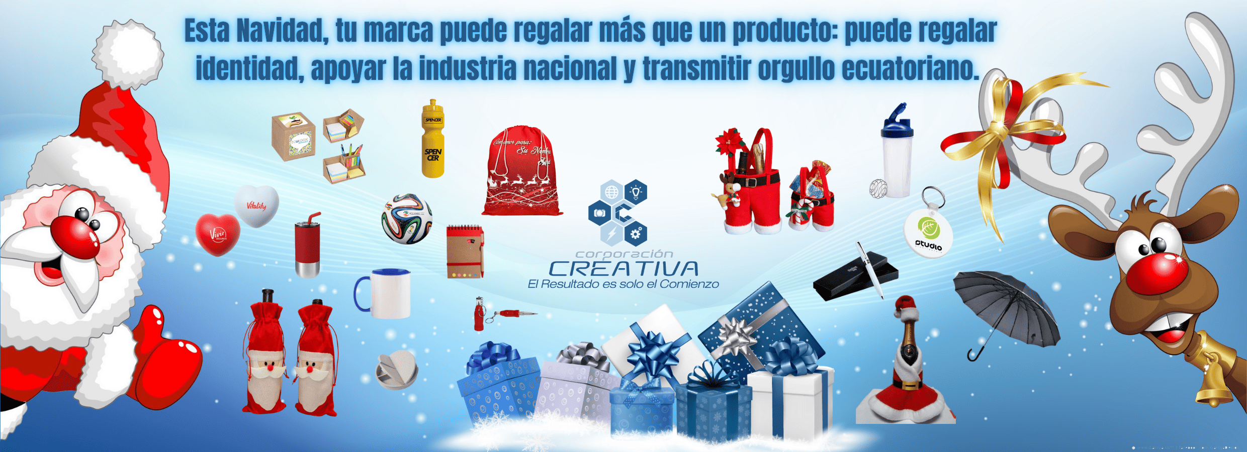 Capaña lo nuestro, navidad corporacion creativa