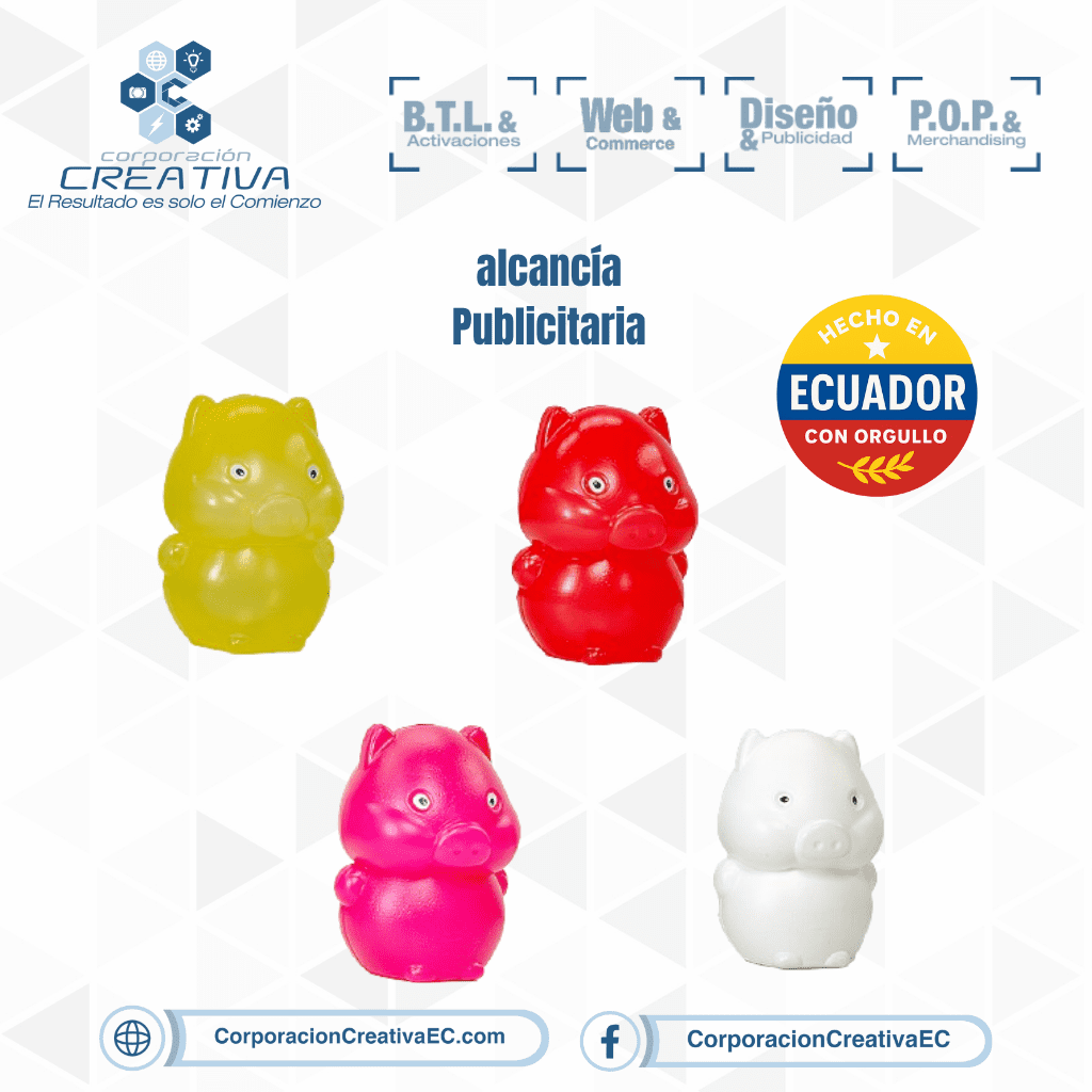alcancía chanchito corporacion creativa