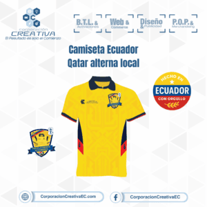 Camiseta selccion Ecuador Corporación Creativa- mundial 2026