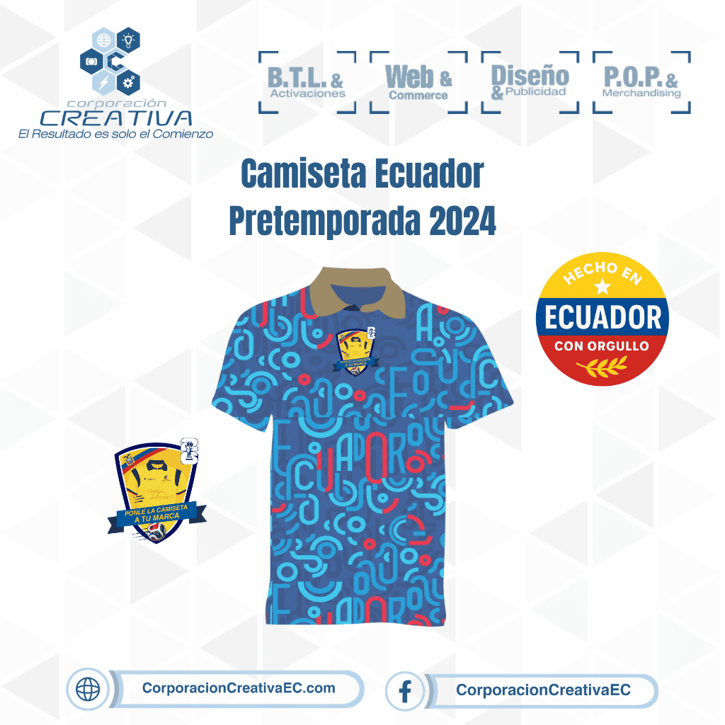 Camisetas Selección Ecuador Mundial 2026 Corporación Creativa