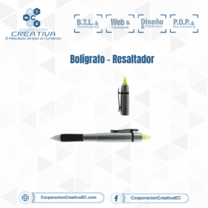 Bolígrafo Dúo Grip resaltador- Corporación Creativa