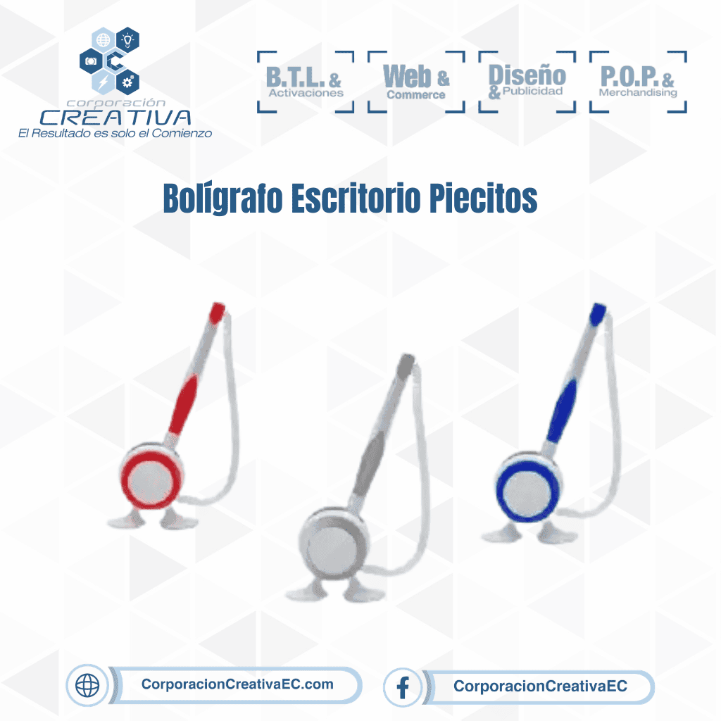 Bolígrafo con base- corporación creativa