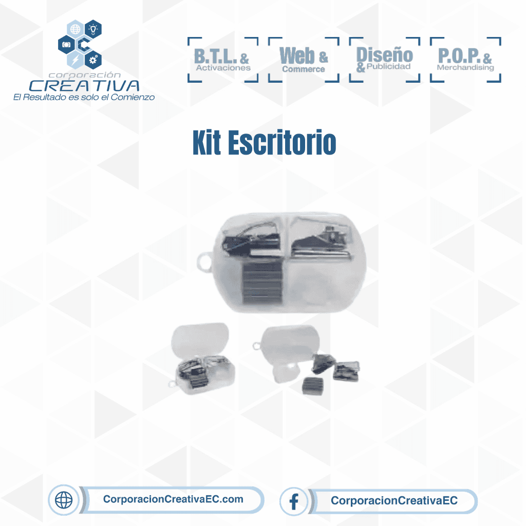 Kit escritorio - Corporación Creativa