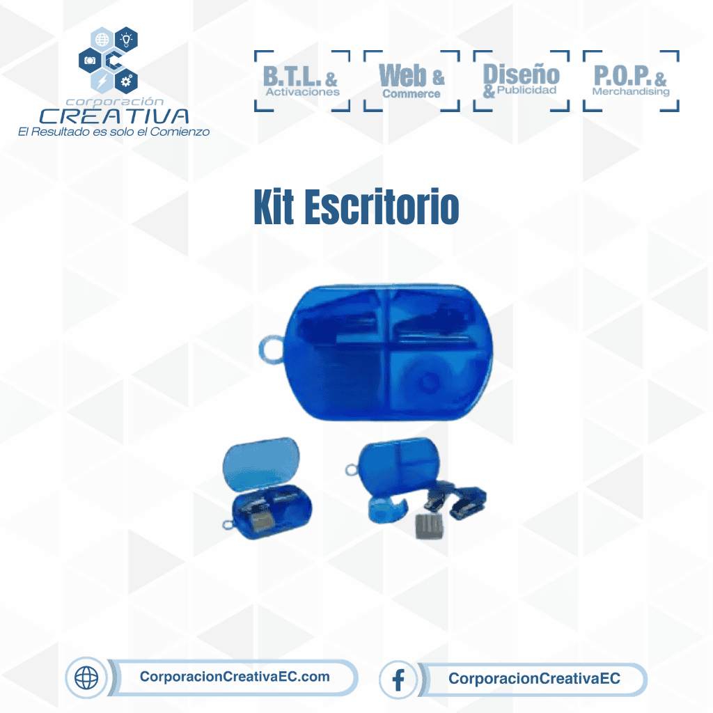 Kit escritorio - Corporación Creativa