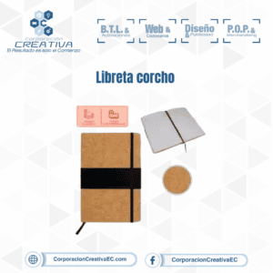 Libreta A5 ecológica- Escritorio-escolar- Corporación Creativa