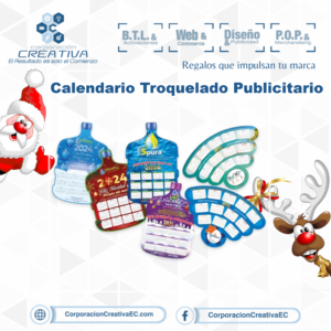 Calendario de Pared Troquelado Corporación Creativa Ec