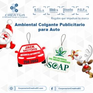 Ambiental Colgante Publicitario para Auto