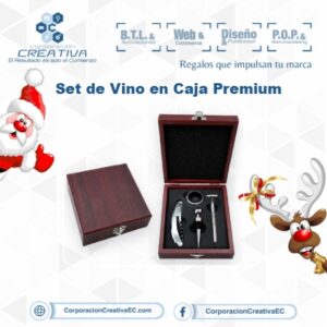 Set de Vino en Caja Premium