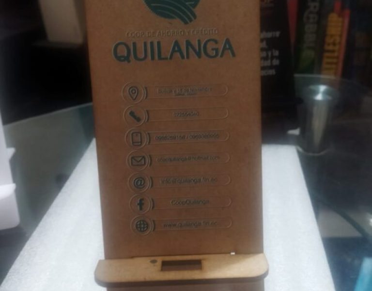 Posa Celular publicitario MDF