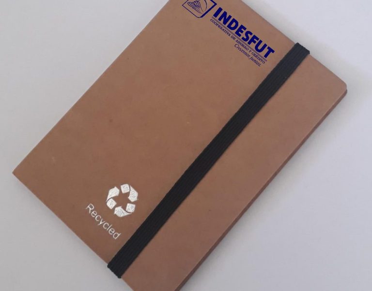 Libreta porta tarjeta publicitaria