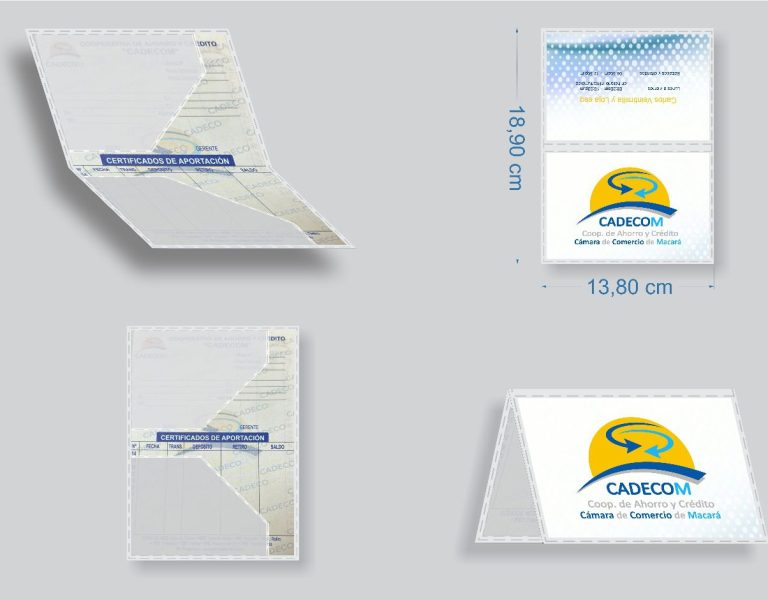 Porta libreta publicitario